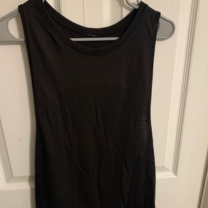 Black mesh lululemon tank top